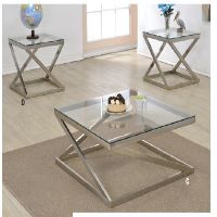 ACM-81140 COFFEE TABLE W/ GLASS