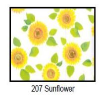 FB-207 ZIP-TAC SUNFLOWER 3YD