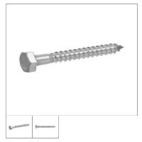 HIL-3665D LAG SCREWS 3/8X1-3/4 S