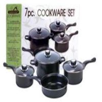 EW-408BK COOKWARE SET 7PC NON ST