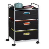 CRT-02184 FABRIC CART 3-DRAWER