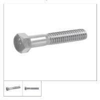 HIL-3470A HEX HEAD CAP SCREWS M1