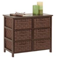 TBL-03758 CHEST 6-DRAWER JAVA BR