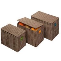 STO-03557 BROWN SMALL HINGED LID