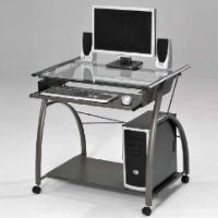 ACM-00118 COMPUTER DESK SILVER 3