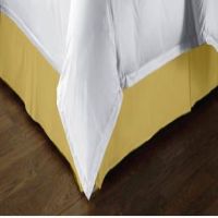 KAS-BS017511 KING BED SKIRT WHT