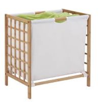 HMP-03770 BAMBOO HAMPER