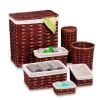 HMP-01866 WICKET HAMPER SET 7PCS