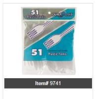 EW-DK9741 DURA PLAST FORK 60PC