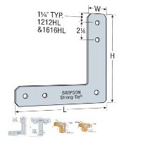 SIM-1616HL 16X16 7GA L STRAP