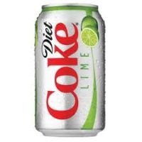 DIET COKE W/LIME 12OZ