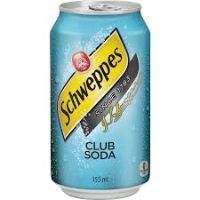 SCHWEPPES CLUB SODA 12OZ