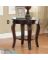 ACM-00452 ROUND END TABLE WALNUT