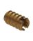 HIL-3021G BRASS WOOD INSERTS 3/8