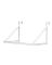 HNG-04474 GARMENT ROD OVER THE D