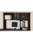 ACM-04693 DESK HUTCH ESPRESSO