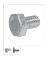 HIL-1453B HEX HEAD CAP SCREWS M6