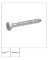 HIL-3646A LAG SCREWS 1/4X1 SS