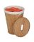 HMP-04155 ROUND HAMPER W/LID BAM