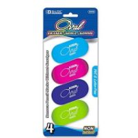 BAZ-2232-24 ERASER OVAL BRT CLR