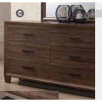 COA-205323 DRESSER MED WARM BRW