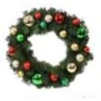 CS-56282535 24 PVC WREATH W/BALL