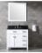 FED-2036W VANITY 36X22X34 WHITE