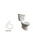 BRO-AS2001A TOILET RND WHT 1.6GP