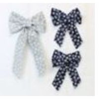 CS-02351163BLU 1& 2PK VELVET BOW