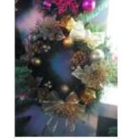 LOK-AL16-162 XMAS WREATH 40CM