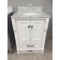 FED-3124W VANITY 24X22X34 WHITE