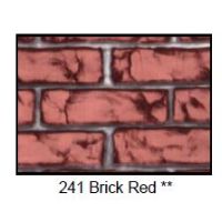 FB-241 ZIP-TAC BRICK RED 3YD