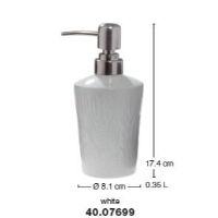 MSV-4007699 SOAP DISPENSER WHT