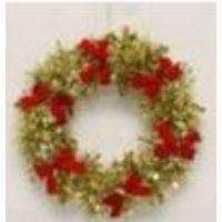 CS-43395273RD9 10IN FOIL WREATH