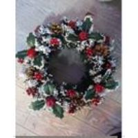 LOK-AL16-165 XMAS WREATH 30CM