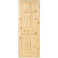 DOOR 36X80 SC 6P INT CLEAR PINE