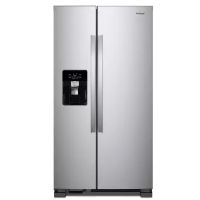 WHI-WRS325SDHZ 25CFT FRIDGE SS