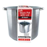 EW-3020 20QT S/S STOCK POT W/ GL