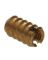 HIL-3019E BRASS WOOD INSERTS 1/4
