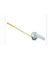 EZF-40064 BRASS ARM 8-1/2 CHROME