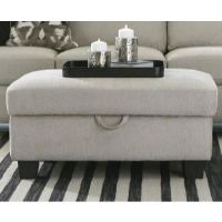 COA-509767 STORAGE OTTOMAN STONE