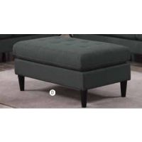 COA-505380 OTTOMAN CHARCOAL