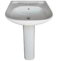 COM-5726286 PEDESTAL SINK WHT VI