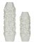 UMA-57489 VASE WHT S/2