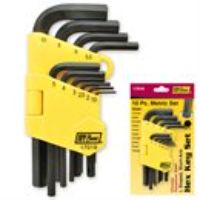 IVY-17019 10PC L SHAPED HEX KEY