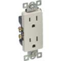 DECO DUPLEX RECEPTACLE IVORY