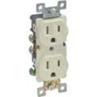 DUPLEX RECEPTACLE 15 AMP IVORY