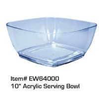 EW-EW64000 ACRYLIC SERVING BOWL