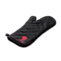 WEB-6532 BARBEQUE MITT BLK W/ RE