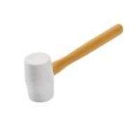 QEP-61613 RUBBER MALLET WHT